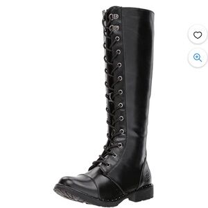 NEW! Dirty Laundry Lace Up Combat/Moto Boots